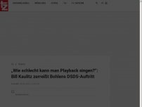 Bild zum Artikel: „Wie schlecht kann man Playback singen?“: Bill Kaulitz zerreißt Bohlens DSDS-Auftritt