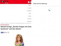 Bild zum Artikel: Die erste ihrer Art: Mattel bringt „Barbie-Puppe mit...