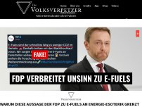 Bild zum Artikel: Warum diese Aussage der FDP zu E-Fuels an Energie-Esoterik grenzt