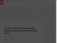 Bild zum Artikel: Nur 915,79 Euro: Thomas Gottschalk bekommt trotz Mega-Karriere eine kleine Rente