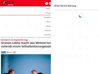 Bild zum Artikel: Kommentar von Hugo Müller-Vogg - Grünen-Lobby macht aus Ministerium nun vollends einen Selbstbedienungsladen