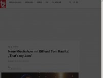 Bild zum Artikel: Neue Musikshow mit Bill und Tom Kaulitz: „That‘s my Jam“