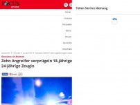 Bild zum Artikel: Gewalttat in Bremen - Zehn Angreifer verprügeln 18-Jährigen - Frau (24) wirft sich über ihn