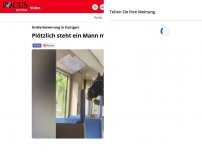 Bild zum Artikel: Ungewöhnlicher Fahrgast: In Stadtbahn steigt plötzlich Mann mit...