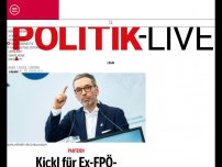 Bild zum Artikel: Kickl für Ex-FPÖ-Vizekanzlerin Riess 'absolutes No-Go'