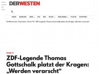 Bild zum Artikel: ZDF-Legende Thomas Gottschalk platzt der Kragen: „Werden verarscht“