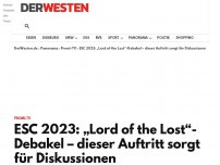 Bild zum Artikel: ESC 2023 live: „Lord of the Lost“ erleben Debakel – dieses Ergebnis ist eine schallende Ohrfeige