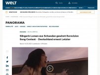 Bild zum Artikel: Sängerin Loreen aus Schweden gewinnt Eurovision Song Contest – Deutschland erneut Letzter