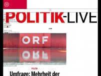 Bild zum Artikel: Umfrage: Mehrheit der Österreicher hat Vertrauen in den ORF verloren