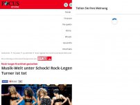 Bild zum Artikel: Nach langer Krankheit - Musik-Legende Tina Turner ist tot