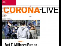 Bild zum Artikel: Fast 11 Millionen Euro an Corona-Strafen einkassiert
