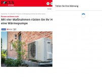 Bild zum Artikel: Heizen ohne Gas - Neue Dämmung und Heizkörper? Wie Sie Ihr Haus fit für eine Wärmepumpe machen