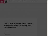 Bild zum Artikel: Hundepaar aus Baden-Württemberg droht trauriges Schicksal: „Gibt es keine Anfrage, werden sie getrennt“