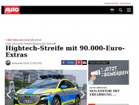 Bild zum Artikel: 'Der Streifenwagen der Zukunft'