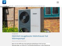 Bild zum Artikel: Die Mehrzahl der 2022 gebauten Wohngebäude heizt mit Wärmepumpen