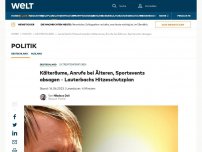 Bild zum Artikel: Kälteräume, Anrufe bei Älteren, Sportevents absagen – Lauterbachs Hitzeschutzplan