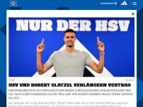 Bild zum Artikel: HSV und Robert Glatzel verlängern Vertrag