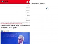 Bild zum Artikel: Verstörende Begegnung mit Rammstein-Sänger - Autorin beschreibt, wie Till Lindemann sie „durchs 1. OG gejagt hat“