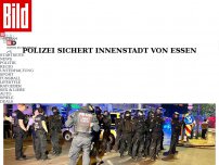 Bild zum Artikel: Polizei sichert Innenstadt von Essen - Clan-Krieg im Revier eskaliert weiter!