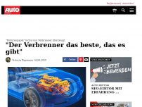 Bild zum Artikel: 'Der Verbrenner ist das Beste'