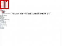 Bild zum Artikel: Prozess um totgeprügelten Fabian (†4) - Häftlinge sollen Kinder-Mörder attackiert haben