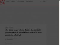 Bild zum Artikel: „Der Verbrenner ist das Beste, das es gibt“: Motorenexperte sieht keine Alternative zum klassischen Antrieb