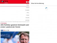 Bild zum Artikel: Landrats-Stichwahl in Sonneberg - AfD-Politiker Sesselmann gegen CDU-Konkurrenten klar in Führung