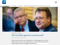 Bild zum Artikel: Landratswahl im thüringischen Sonneberg: AfD-Kandidat liegt vorn