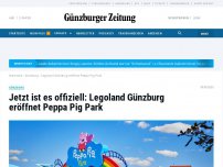 Bild zum Artikel: Jetzt ist es offiziell: Legoland Günzburg eröffnet Peppa Pig Park
