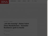 Bild zum Artikel: Keine Fahrt ohne Maskottchen: Kasseler Busfahrer verabschiedet sich in den Ruhestand