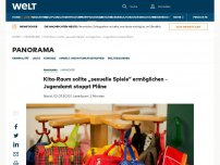 Bild zum Artikel: Kita-Raum sollte „sexuelle Spiele“ ermöglichen – Jugendamt stoppt Pläne