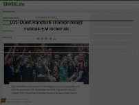 Bild zum Artikel: U21-Duell: Handball-Triumph hängt Fußball-EM locker ab