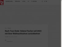 Bild zum Artikel: Nach Tour-Ende: Helene Fischer soll 2023 mit ihrer Weihnachtsshow zurückkehren