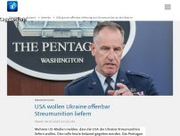 Bild zum Artikel: USA planen offenbar Lieferung von Streumunition an die Ukraine