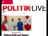 Bild zum Artikel: Unterschrift von Tanner: Österreich besiegelt Beitritt zu 'European Sky Shield'