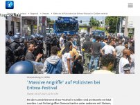 Bild zum Artikel: Eritrea-Festival in Gießen: 60 Menschen in Gewahrsam genommen