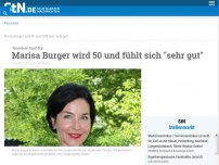 Bild zum Artikel: 'Rosenheim-Cops'-Star: Marisa Burger wird 50 und fühlt sich 'sehr gut'