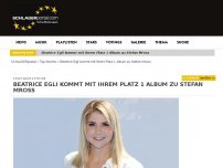 Bild zum Artikel: Beatrice Egli kommt mit ihrem Platz 1 Album zu Stefan Mross
