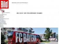 Bild zum Artikel: De Ligt am Tegernsee dabei - Aber ein Star fehlte im Bayern-Bus