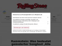 Bild zum Artikel: Rammstein: Was bedeutet geänderter Songtext ‚Alle haben Angst vor Lindemann‘?