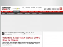 Bild zum Artikel: Valentino Rossi feiert ersten GTWC-Sieg in Misano