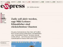 Bild zum Artikel: Zadic soll aktiv werden, sagt Mikl-Leitner: Klimakleber sind rücksichtslose Chaoten