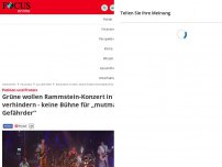 Bild zum Artikel: Petition und Protest - Grüne wollen Rammstein-Konzert in Wien verhindern - keine Bühne für „mutmaßliche Gefährder“