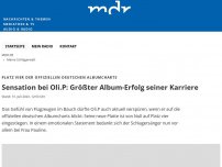 Bild zum Artikel: Sensation bei Oli.P: Größter Album-Erfolg seiner Karriere