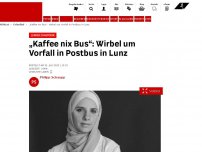 Bild zum Artikel: Lenker zu Autorin - „Kaffee nix Bus“: Wirbel um Vorfall in Postbus in Lunz