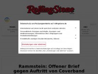 Bild zum Artikel: Rammstein: Offener Brief gegen Auftritt von Coverband