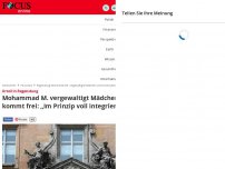 Bild zum Artikel: Urteil in Regensburg - Mohammad M. vergewaltigt Mädchen und kommt frei - „im Prinzip voll integriert“