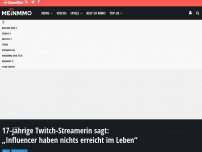 Bild zum Artikel: 17-Jährige ist eine der größten Twitch-Streamerinnen Deutschlands, sagt jetzt: „Influencer haben nichts erreicht im Leben“