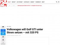 Bild zum Artikel: Volkswagen will Golf GTI unter Strom setzen – mit 320 PS