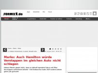 Bild zum Artikel: Marko: Auch Hamilton würde Verstappen im gleichen Auto nicht schlagen